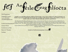 Tablet Screenshot of feilebheagfiliochta.com